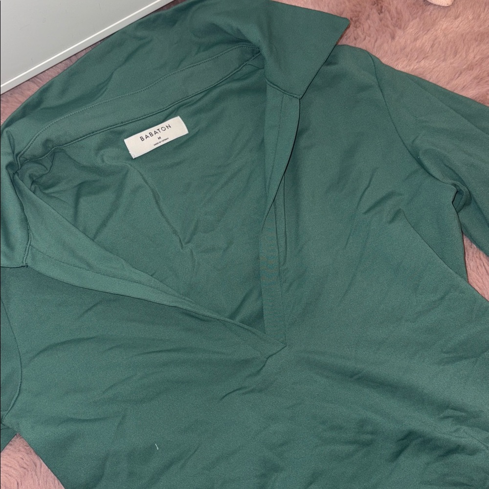 Babaton from Aritzia Teal Top